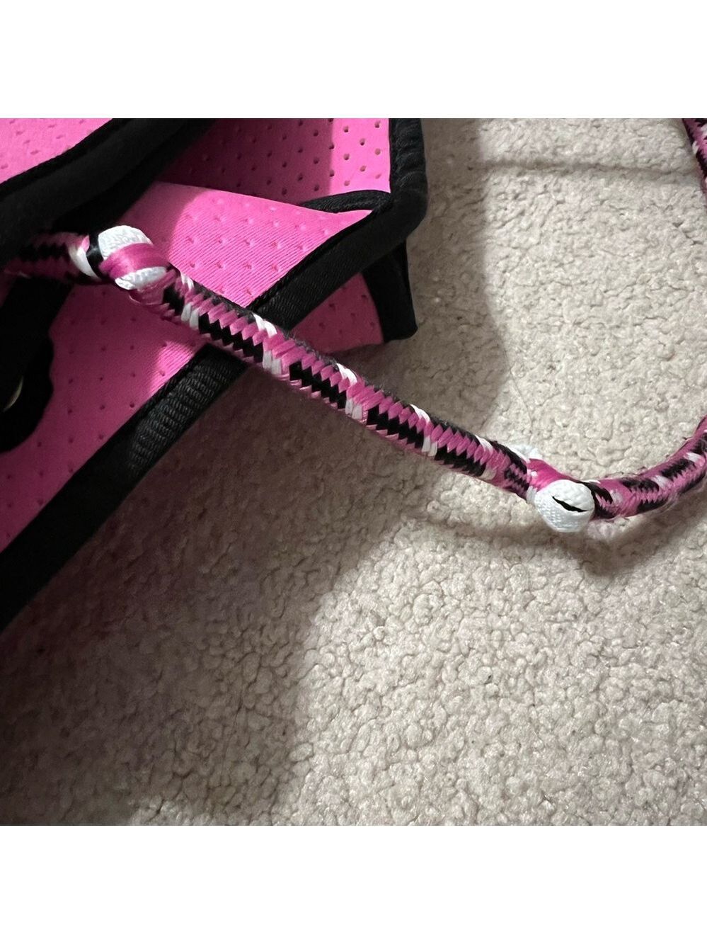 Annabel Ingall Sporty Spice Tote in Neon Rose - Picture 4 of 8